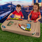 Simplay3 Carry & Go Track Table-Durable, double-wall construction is perfect for indoor or outdoor use