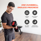 MotionGrey V2 Adjustable Dumbbell Set with Quick-Change Dials and Storage Bases for Home Gym - 5-26.5 lb - 2 Pack-Storage bases are included to keep both dumbbells organized between workouts