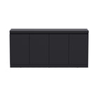 Manhattan Comfort Griffin 62" Modern 4-Door Sideboard - Onyx-Versatile Placement Ideal for dining rooms, living rooms, entryways, or offices
