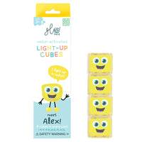 Glo Pals Light-Up Cubes - Alex Character-Made with 100% recycled plastic