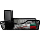 Merangue Magnetic Mesh Tray-Black wire mesh construction