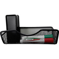 Merangue Magnetic Mesh Tray-Black wire mesh construction