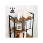 Boutique Home 6-Tier Bookcase Storage Shelf - Steel Frame-Max. Static Load of Each Tier: 10 kg