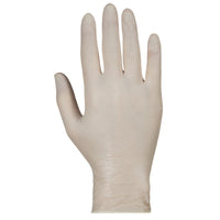 Superior Glove KeepKleen Latex Powder-Free Medical Gloves - White - Large - 100 Pack-Disposable glove, size large, white, keeps hands dry