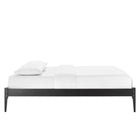 Modway June Wood Queen Platform Bed Frame - Black-Queen Platform Bed Frame