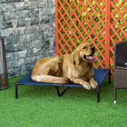 PawHut Elevated Dog Cot for XL Sized Dogs - Blue-Oxford fabric won't tear or crack 