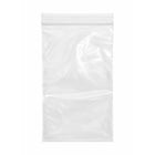 KL Rubber Resealable Polyethylene Bag with Hang Hole - 2 Mil - 6" x 9” - 1000 Pack-Offset lip design with durable zipper for easy opening and secure closure