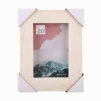 Kiera Grace Dahlberg Frame  – 4" x 6" - White-Designed to display 4" x 6" photos clearly and stylishly
