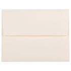 JAM Paper A2 Strathmore Invitation Envelopes - 4.375" x 5.75" - Natural White Linen - 50 Pack (99761I)-Natural White Linen