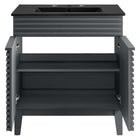 Modway Render 30" Bathroom Vanity - Grey/Black-9