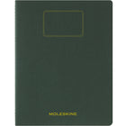 Moleskine Student Ruled XXL Soft Cover Journal - 8.5" x 11" - Myrtle Green-Stickers: bookmark stickers, stickers to customize your notes and a subject sticker for the cover