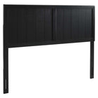 Modway Robbie Wood King Headboard - Black-King Wood Headboard