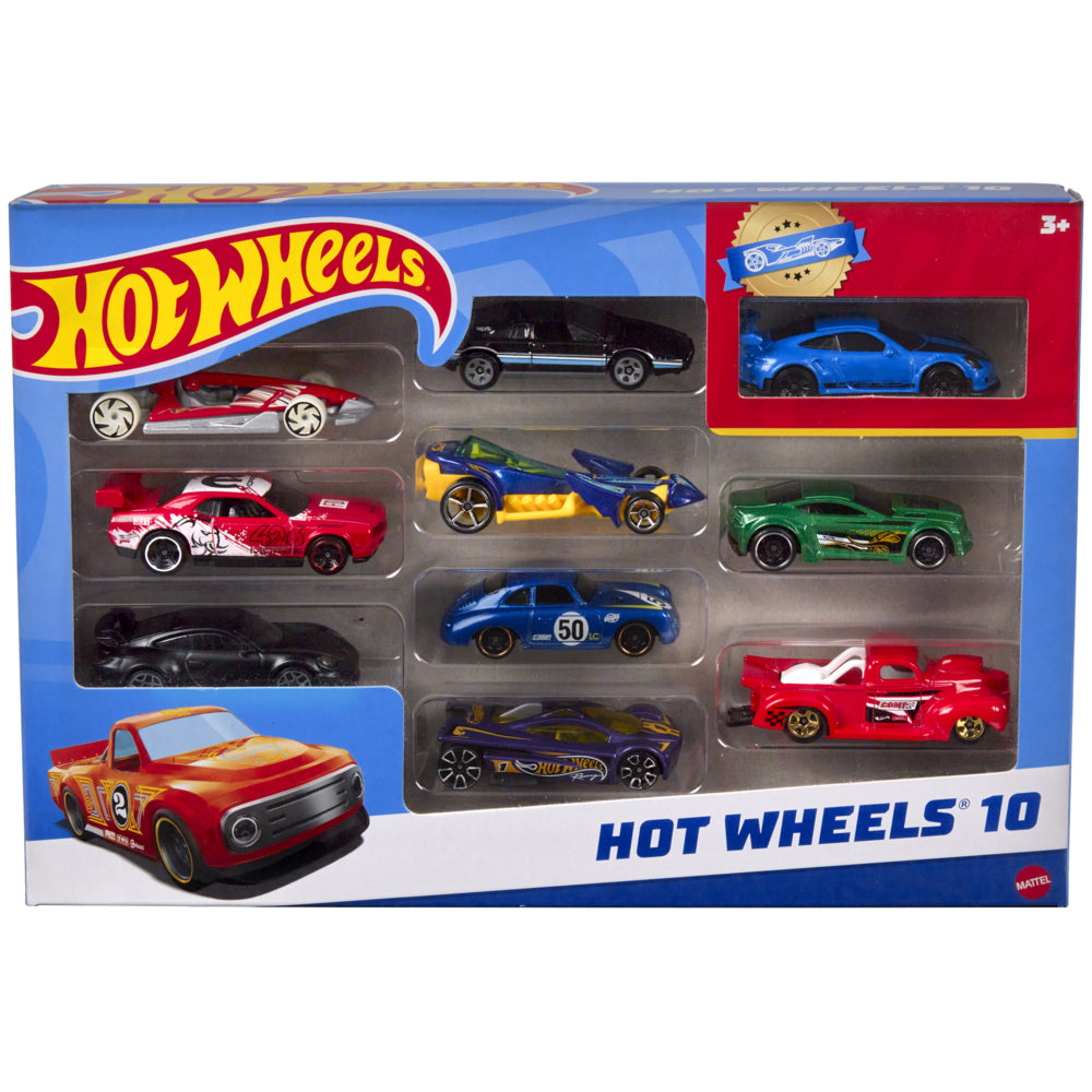 Hot Wheels 54886 Basic 10-Piece Car Set | staples.ca