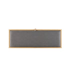 Manhattan Comfort Paloma 35.8" Modern Linen Weave Upholstered Accent Storage Bench - Natural Oak-12.6" L x 35.8" W x 18.1" H
