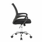 TygerClaw TYFC21030 Professional Air Grid Mid Back Mesh Office Chair-Heavy duty chromed base with durable multi-surface dual wheel casters