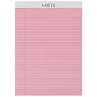 Staples Fashion Wide Ruled Writing Pad - Assorted Colours-Everyday weight paper