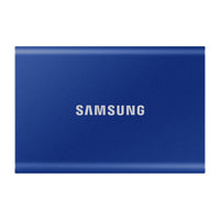 Samsung T7 500GB USB 3.2 Gen. 2 Portable Solid State Drive - Blue-500 GB capacity