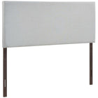 Modway Region Upholstered Queen Headboard - Sky Grey-Contemporary headboard