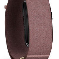 Garmin CIRQA Smart Band - Size L/XL - Mauve-Comfortable, screenless design: Track key health and fitness data with this discreet, screenless tracker. And enjoy all-day wear with a fabric band for maximum comfort