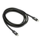OWC 78" Thunderbolt USB-C Cable - Black-Certified for All Uses: enjoy lab test certified safe power delivery up to 100W, up to 40Gb/s of data performance, and up to 8K of video capability