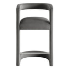 Modway Winslow Performance Velvet Counter Stool - Storm Gray-7