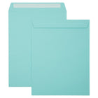 JAM Paper Open End Catalog Envelopes - 10" W x 13" H - Aqua Blue - 25 Pack-4