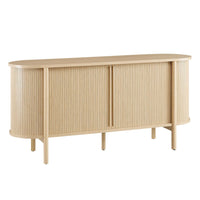 Modway Cadence 63" Curved Sideboard - Oak-Wood, Particleboard, MDF