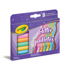 Crayola Glitter Markers - 8 Count-To note: For best results, pump marker nibs before use to facilitate ink flow