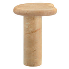 Modway Elowen Indoor/Outdoor Patio Textured Faux Travertine Side Table - Travertine-7