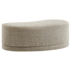 Modway Nimbus 48" Upholstered Ottoman Bench - Oat-8