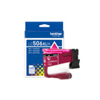 Brother Genuine LC506XLMS Ink Cartridge - High Yield - Magenta  -High yield ink cartridges, print up to 1,500 pages 