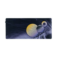 ONEofZERO Large Premium Desk Pad - Anti Slip Rubber Bottom - Anomalies Gamma-Tightly Woven Stitched Edges: For enhanced durability and to reduce fraying over time