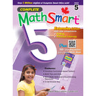 Popular Book Company Complete MathSmart for Grade 5 - Extensive Edition - English-QR codes which bring students to educational videos online 