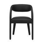 Modway Pinnacle Vegan Leather Dining Chair - Black - 2 Pack-9
