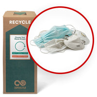 TerraCycle Disposable Masks - Zero Waste Box - Large-Recycle any brand non-woven disposable plastic-based masks, including 3-ply surgical, dust masks, KN95, N95 masks, and poly masks.