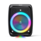 Philips TAX3000 Bluetooth Party Speaker-Bluetooth 6.0 - Stream your playlists, plug in a USB drive, or go ahead and hook up your DJ decks or CD player via audio-in. If you’re streaming tunes, Bluetooth 6.0 brings you a faster, steadier connection for better sound quality that won’t dip. It also gives you a wider range so you can control those playlists from practically anywhere in the party.