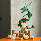 LEGO Pokémon Rayquaza-This 1,083-piece model stands over 15 in. (38 cm) tall