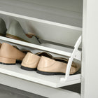 HOMCOM Modern Shoe Cabinet with 3 Drawers for 16 Pairs - White-Assembly required