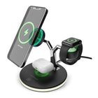 HyperGear 26W MaxCharge 3-in-1 Wireless MagSafe Charging Stand - Black-Charge 3 Apple Devices Simultaneously