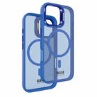 Blu Element Chromatic Kick Compatible with MagSafe Case for iPhone 17 - Light Blue-Extra camera protection with fold-out Kickstand for landscape viewing