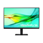 Samsung 27" ViewFinity S6 IPS LCD - Black - LS27D606UANXGO-Wider workspace and lifelike detail with QHD resolution