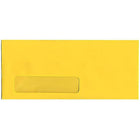 JAM Paper #10 Window Envelopes, 4 1/8 x 9.5, Brite Hue Yellow Recycled, 500 Pack (5156482H)-Product Type: Brite Hue Recycled Window Envelope