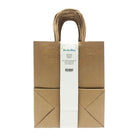 Reliabag Paper Bags - Twist Handles - 8.5" W x 4.75" D x 10.25" H - Kraft - 25 Pack-Kraft paper twisted twine handles with the re-enforced flat bottom
