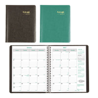 Brownline 2027 EcoLogix 14-Month Monthly Planner with Twin-Wire Binding - 8-7/8" x 7-1/8" - Assorted-14-month planner, December 2026
to January 2028