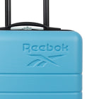 Reebok The Captain Collection Hardside 21.5" Carry-On Luggage - Azure-Double 360-degree spinner wheels for precise control and smooth, quiet rolling (8 wheels)