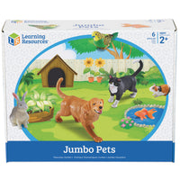 Learning Resources Jumbo Pets - Set of 6 -Age group and grade: Ages 2 - 6 and grades pre-school - 1st