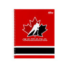 Hilroy Hockey Canada Primary Notebook - 10-1/2 H x 8-5/8" W - Red/Black-Durable Hardcover