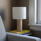 Decent Living Wooden Maple Table Lamp - Kumiko Pattern 2-Minimalist & modern design style.