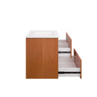 Modway Scenic 30" Wall-Mount Bathroom Vanity - Cherry/White-Fixtures Not Included