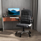 Vinsetto Big and Tall Office Chair with Microfibre Cloth and Flip-up Arms-Seat is height-adjustable to fit your sitting style